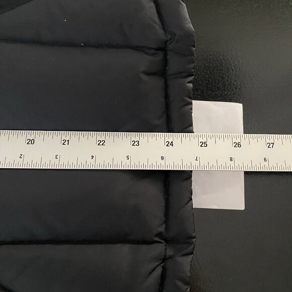 Cabela's 650 Fill Goose Down Puffer Jacket Size M Quilted Winter Coat Navy Black - Picture 13 of 13